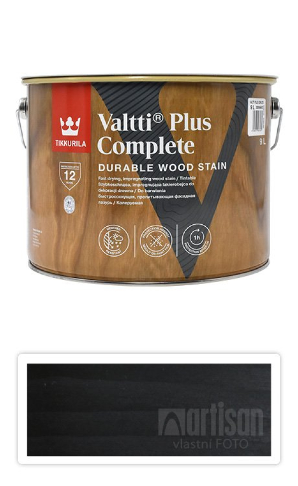 TIKKURILA Valtti Plus Complete - matná tenkovrstvá lazura 9 l Kuusi 5079 TIKKURILA