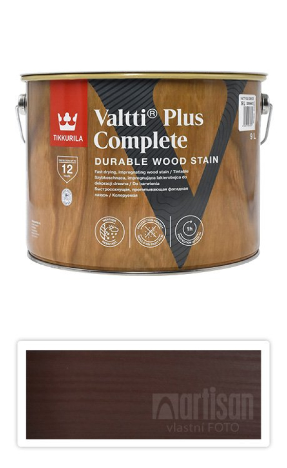 TIKKURILA Valtti Plus Complete - matná tenkovrstvá lazura 9 l Petäjä 5073 TIKKURILA
