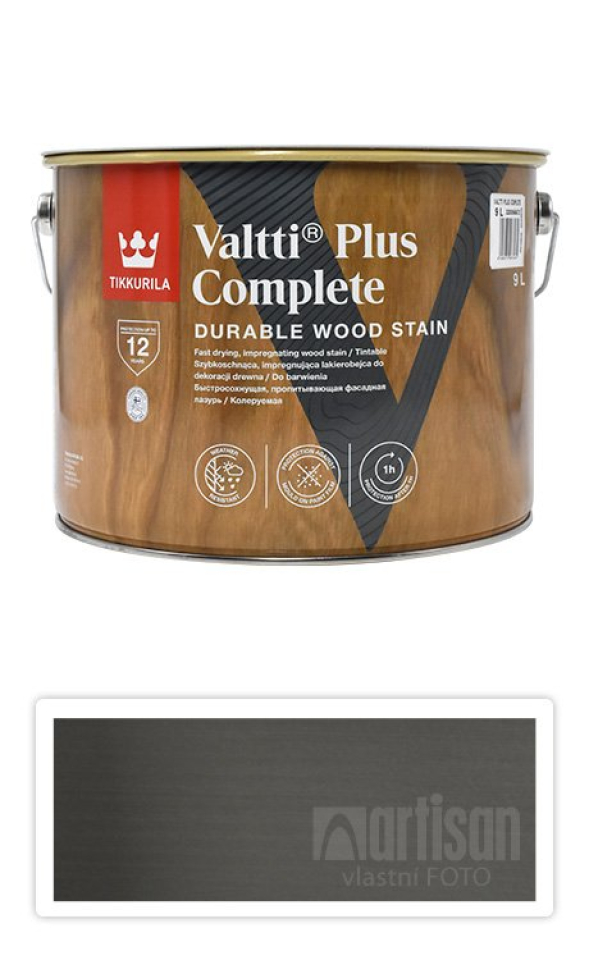 TIKKURILA Valtti Plus Complete - matná tenkovrstvá lazura 9 l Poro 5087 TIKKURILA