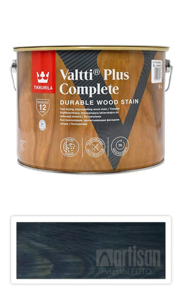 TIKKURILA Valtti Plus Complete - matná tenkovrstvá lazura 9 l Yö 5086 TIKKURILA