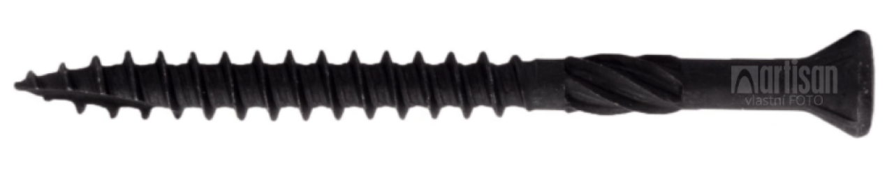 Vruty RAPI-TEC TERASO 4x50mm TX15 kalený nerez černý HPM TEC